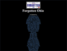 Tablet Screenshot of forgottenoh.com